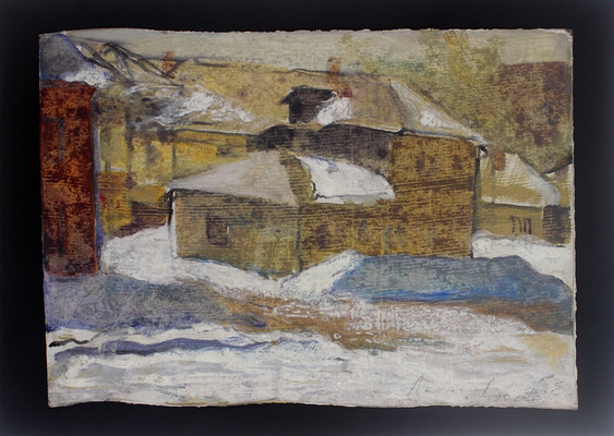 Алексеев Адольф Евгеньевич. Московский дворик. Брянская улица